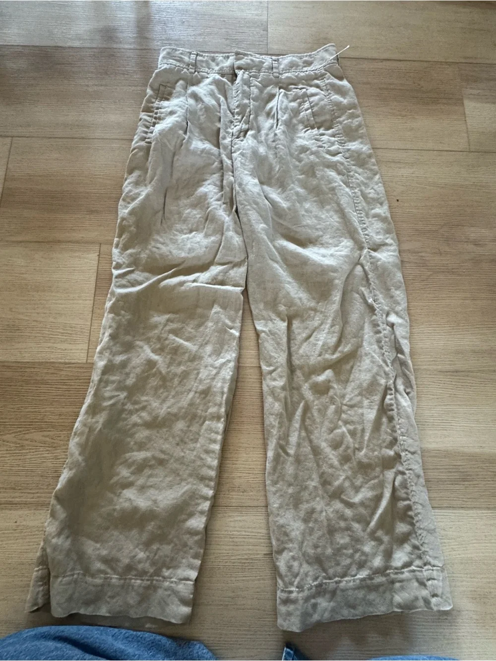 Everlane the WayHigh Drape Linen Pants Size 8